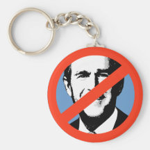 ANTI-BUSH - ANTI-George W Bush Keychains