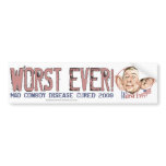 Anti-Bush Bumper Sticker 