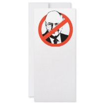 ANTI-CHENEY RACK CARD DESIGN