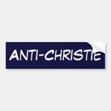 Anti-Christie Bumper Stickers