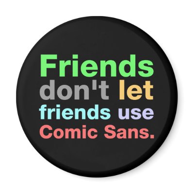 Anti-Comic Sans Font by insomniak