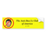 Anti-Don Le Bumper Sticker bumper stickers