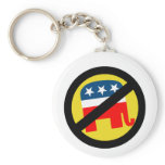 ANTI-ELEPHANT / ANTI-REPUBLICAN KEY CHAIN