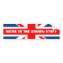 Anti EU British flag Bumper Stickers