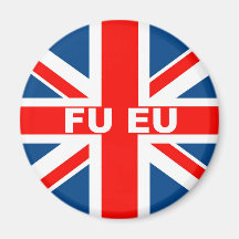 Anti EU British flag Magnets