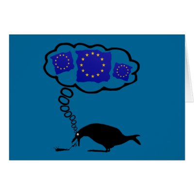 Anti EU pro UKIP Greeting Card by LIMEYBOY