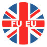 Anti Euro Round Stickers