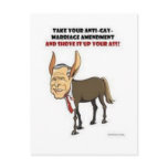 ANTI-GAY MARRIAGE AMENDMENT2 postcards