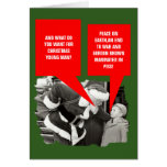 Anti Gordon Brown Christmas Greeting Cards