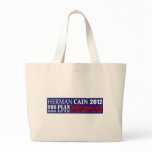 Anti Herman Cain 2012 President 999 PLAN Design Bag