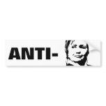 ANTI-HILLARY: ANTI-Hillary Clinton bumper stickers