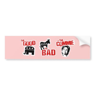 Anti-Hillary Clinton Bumper Sticker by Politicaltshirts