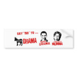 Anti-Hillary Clinton Bumper Sticker