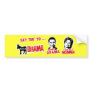 Anti-Hillary Clinton Bumper Sticker