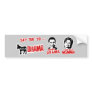 Anti-Hillary Clinton Bumper Sticker