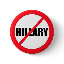 Anti-Hillary Clinton Pinback Button