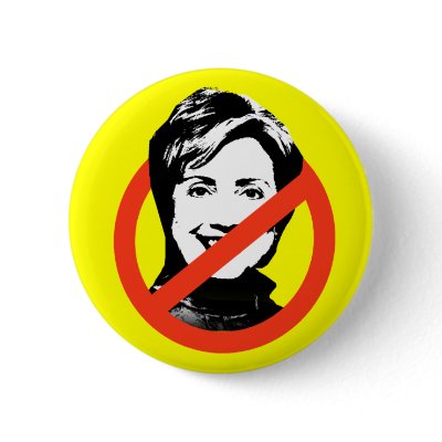 Anti-Hillary Clinton Button by antihillary