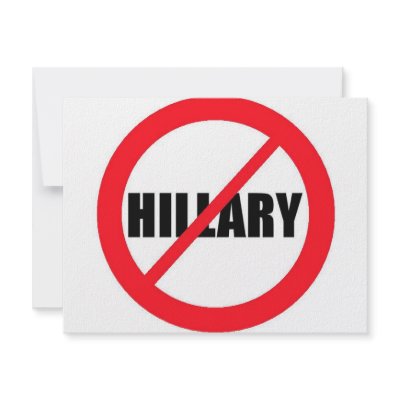 Anti-Hillary Clinton Custom Announcement by bartstshirts