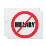 Anti-Hillary Clinton invitations