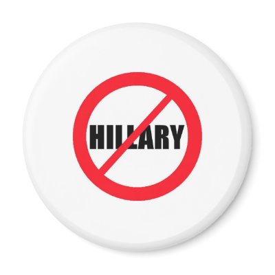 Anti-Hillary Clinton Magnet by bartstshirts