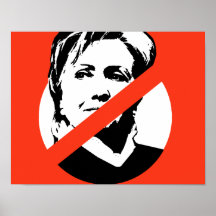 ANTI-HILLARY CLINTON PRINT