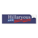 Anti-Hillary: Hillaryous Bumper Sticker bumper stickers