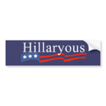 Anti-Hillary: Hillaryous Bumper Sticker bumper stickers