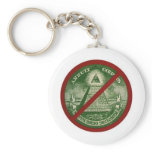 Anti Illuminati keychain