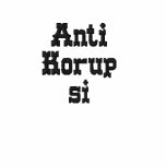 Anti Korupsi embroidered shirts