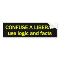 Anti Liberal Bumper Sticker bumper stickers