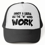 Anti liberal work mesh hat