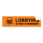 Anti-Lobbying sticker Bumper Sticker