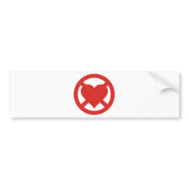 Anti Love Bumper Stickers