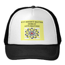 anti-matter joke mesh hat