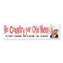 Anti-McCain Circle McAncient Bumper Sticker