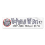 Anti-McCain Circle McAncient Bumper Stickers