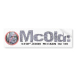 Anti-McCain Circle McAncient Bumper Stickers