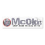 Anti-McCain Circle McAncient Bumper Stickers