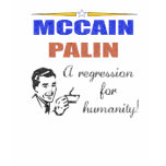 Anti McCain Palin Womens Funny Shirt Top