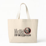 Anti McCain Rhino Tote Bag
