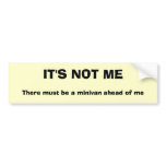 ANTI MINIVAN CLUB bumper stickers