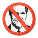 ANTI-MITT ROMNEY 2 FRIDGE MAGNET