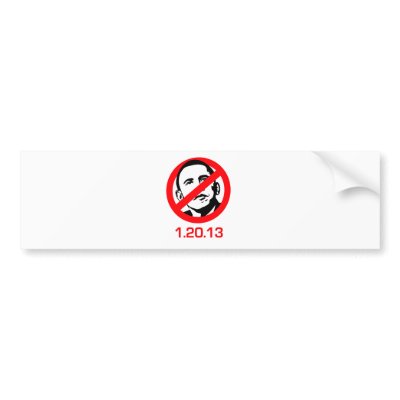 Anti-Obama - 1.20.13 Bumper Sticker by antiobama