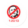 Anti-Obama - 1.20.13 Sticker