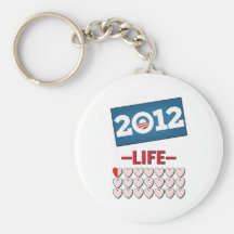 Anti Obama 2012 No Life Key Chains