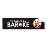 Anti-Obama - Baroke Bumpersticker