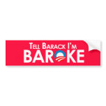 Anti-Obama - Baroke Bumpersticker