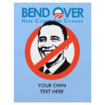Anti-Obama - Bend Over for change Flyers