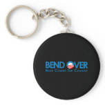 Anti-Obama - Bend Over for change Keychain