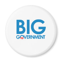 Anti-Obama - Big Government Fridge Magnet